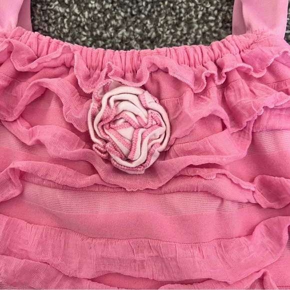 Pink Ruffle Onesie - Picture 3 of 6